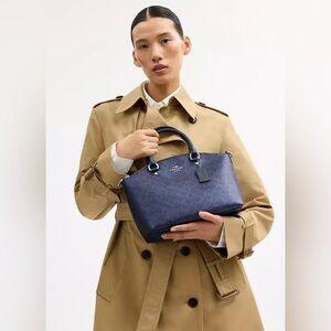 Coach Sadie Satchel Bag In Signature Canvas NWT